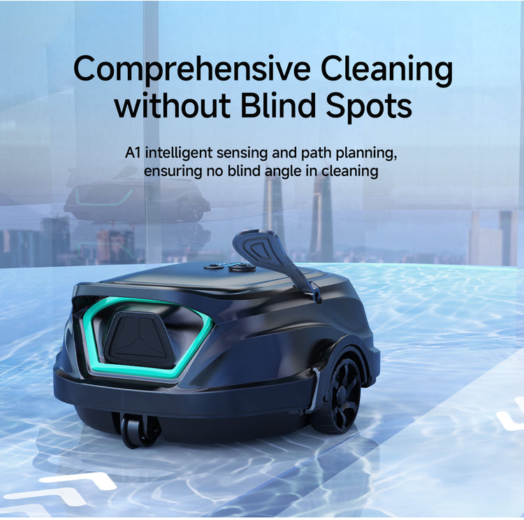 WYBOT A1 Cordless Robotic Pool Cleaner with Schedule Mode